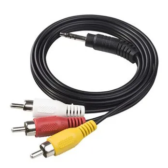 Good-Quality-1-2-m-AV-Cable-3-5-mm-Jack-Plug-to-3-RCA-Adapter