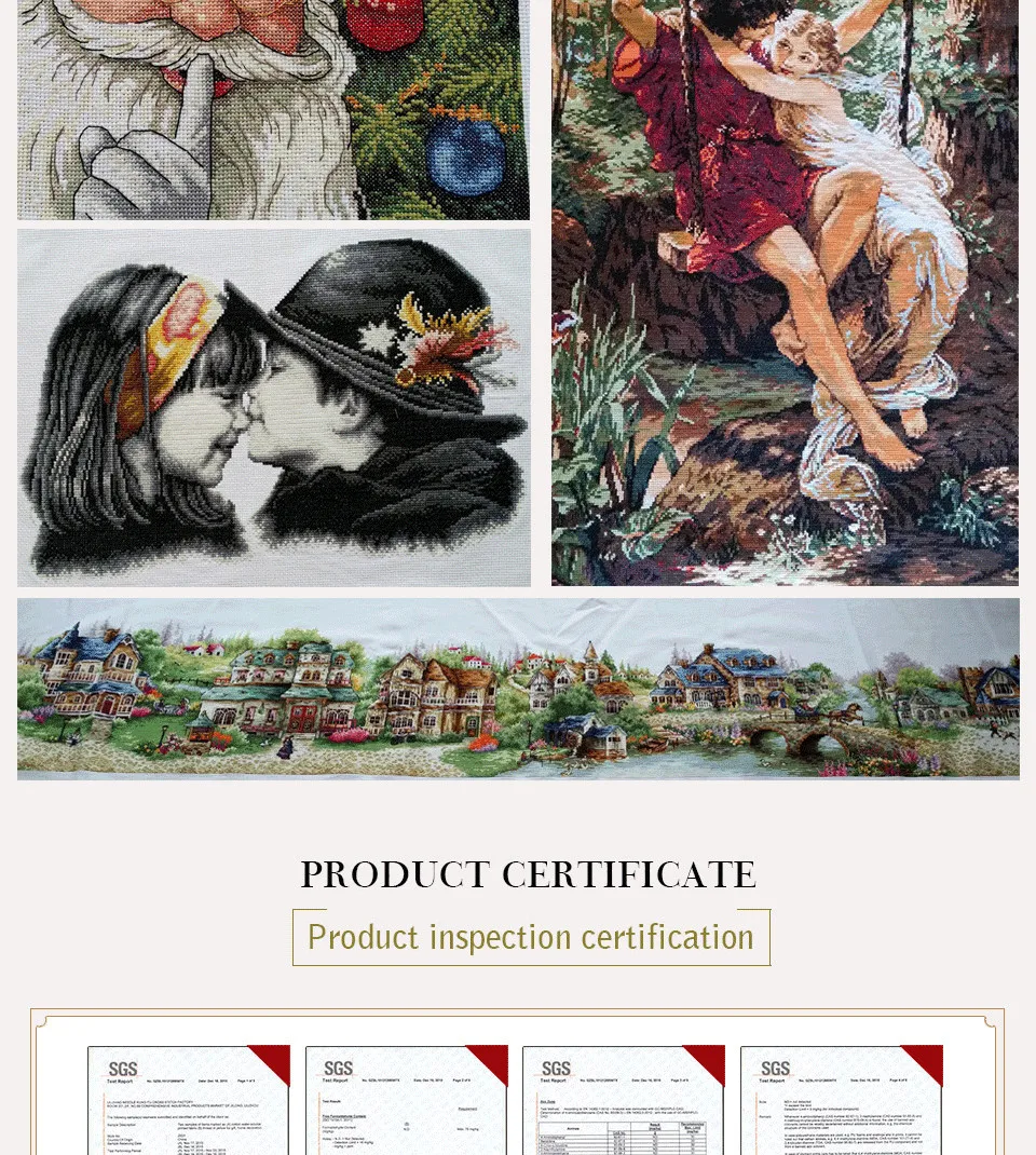 Everlasting love Winter call(fox) chinese Cross stitch kits Ecological cotton stamped printed 14 DIY gift Christmas decoration
