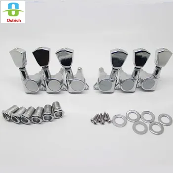 

3L 3R 6pcs Chrom Guitar String Tuning Pegs Tuners Machine Heads Guitar Parts