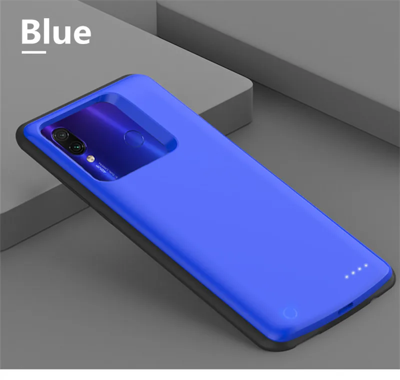 Портативный внешний аккумулятор для Xiaomi Redmi Note 7, высокое качество, внешний аккумулятор, зарядное устройство, чехол, 6800 мАч, чехол для питания