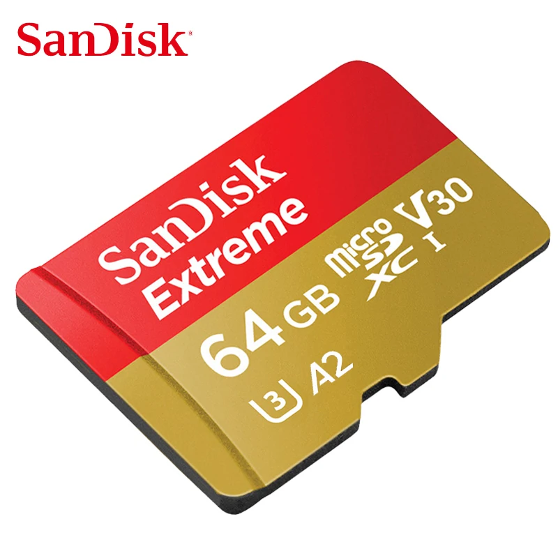 Карта памяти Micro SD Extreme PRO/карты памяти Extreme 128 ГБ 32 ГБ, 64 ГБ узнать Скорость до 100 МБ/с. microSDHC/SDXC UHS-I U3 V30 4 K UHD