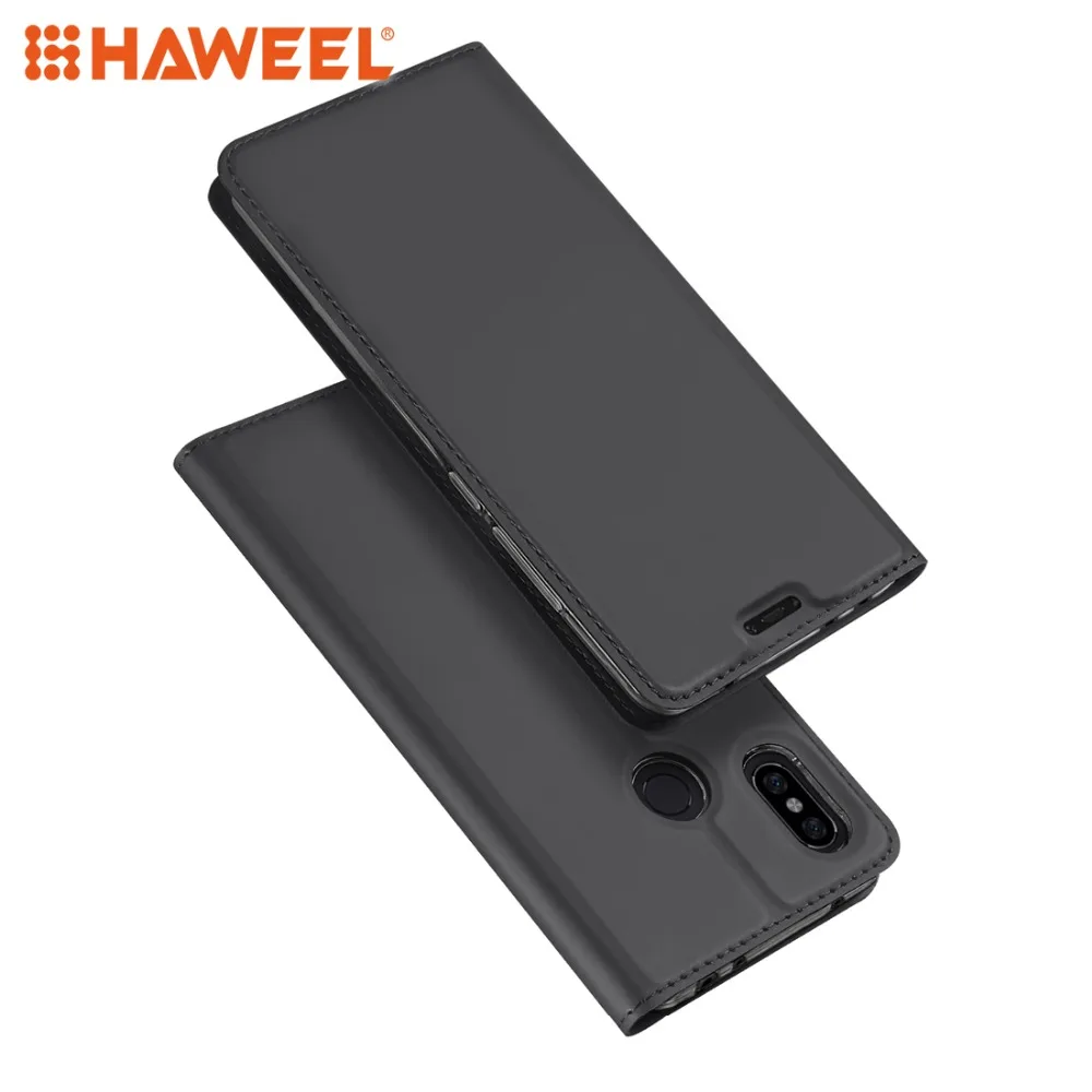 

HAWEEL Phone Case for Xiaomi Redmi Note 6 Pro Horizontal Flip PU + TPU Leather Case with Holder & Card Slots Protective Cover