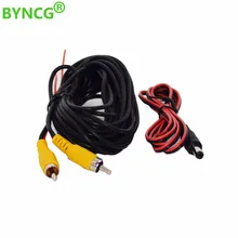 BYNCG 2018 RCA Cavo Video Per Il Parcheggio Auto Rearview Retrovisione Collegare telecamera Monitor DVD Trigger Cavo 6 M 12 M 15 M 20 M Opzionale