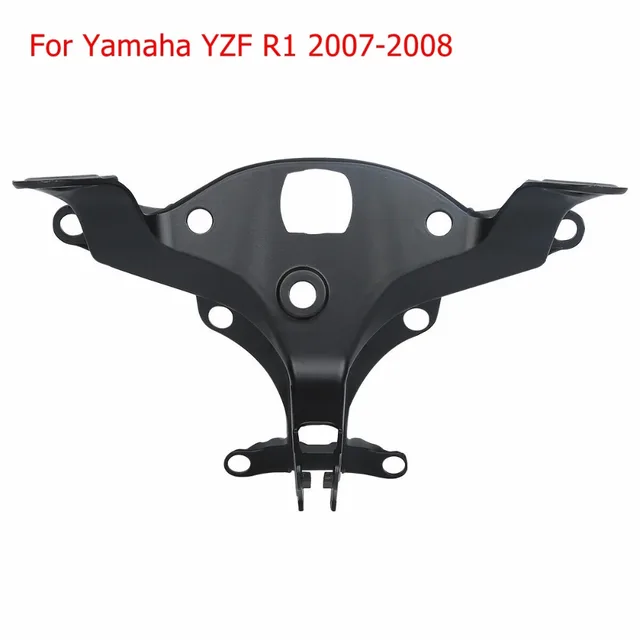 Front Upper Stay Fairing Bracket For Yamaha YZF-R6 2008-2016 - Black Aluminum Replacement - View #10