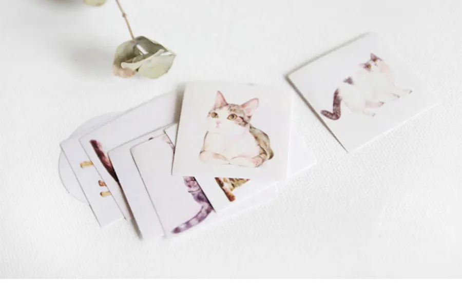 40 шт./лот lazy cat blossom бумажные наклейки для выпечки DIY украшения Скрапбукинг запечатывание этикеток стикер kawaii стикер для канцелярских товаров