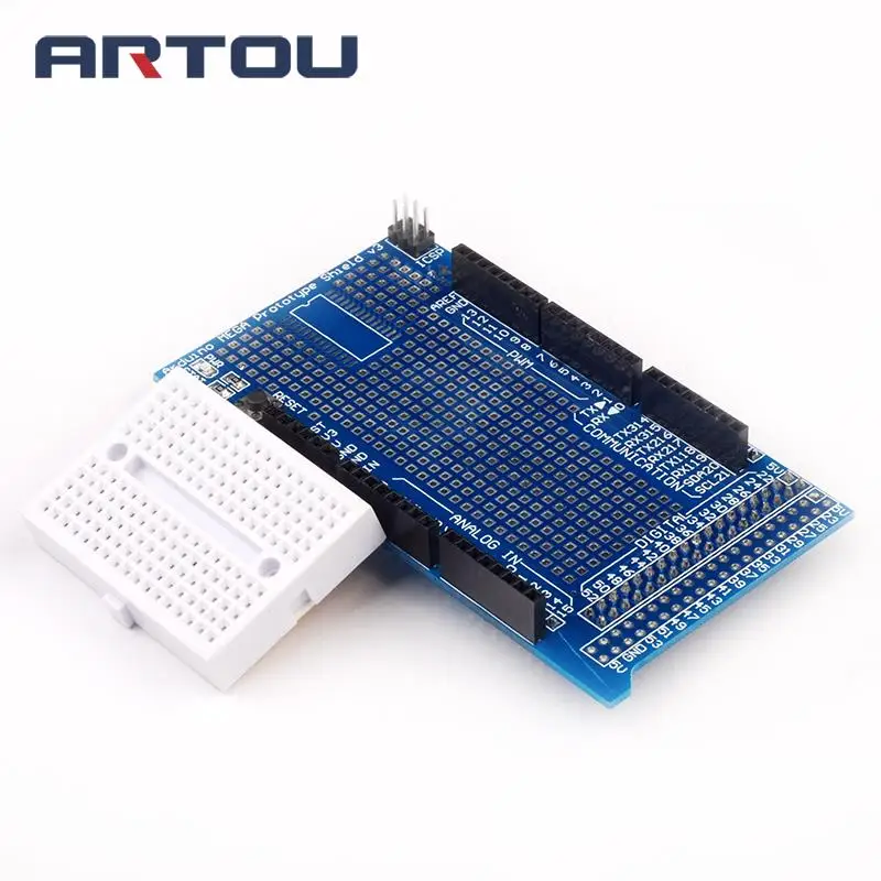 

1PCS MEGA2560 Prototype Shield ProtoShield V3 with mini Breadboard 170