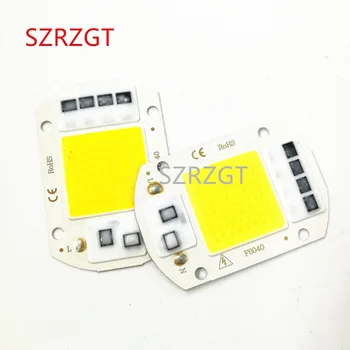 

10pcs LED COB Bulb Chip 50W Chip 110V 220V Input Smart IC Fit For DIY LED Flood Light Cold White Warm White Street Lamp