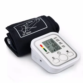 

Arm Electric Voice Tonometer Meter 99 Memory Blood Pressure Monitor Pulse Oximeter Household Sphygmomanometer HealthCare Monitor