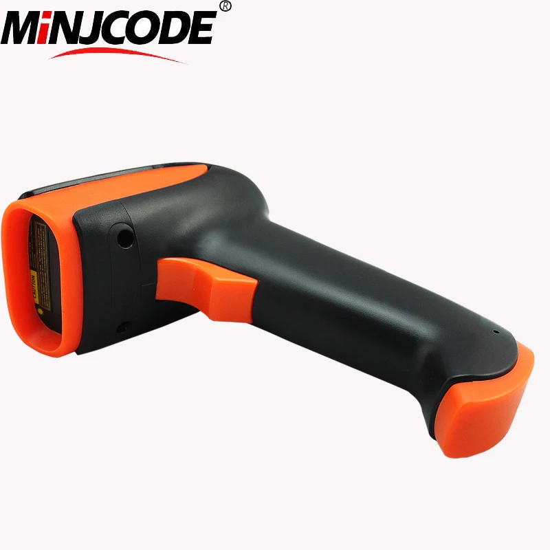 Высокоскоростной сканер штрих кодов MINJCODE 300/сек Ручной 1d CCD Ce/FCC/RoHS считыватель