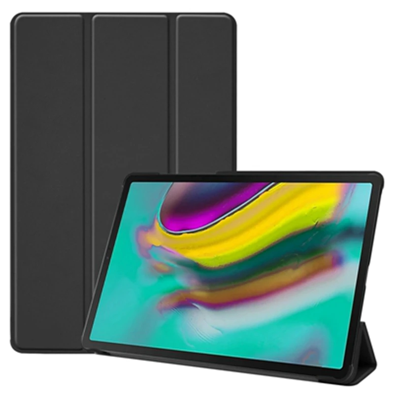 Чехол-книжка с откидной крышкой для samsung Galaxy Tab S5e 10,5 SM-T720 SM-T725 T720 T725 Tablet+ мягкая прозрачная защитная пленка для экрана из ПЭТ