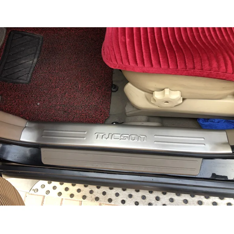 

High quality stainless steel inside Scuff Plate/Door Sill For 2006 2007 2008 2009 2010 2011 2012 2013 HYUNDAI TUCSON 4PCS