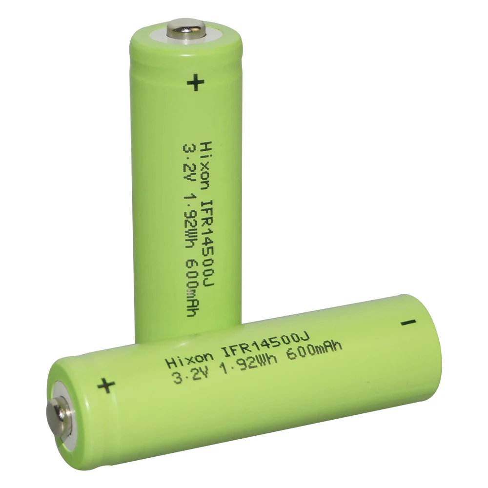 4 шт Hixon LiFePo4 батарея 3,2V 600mAh IFR14500 аккумуляторная батарея с сертификацией UN und UL