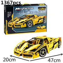 Technic City Series Racers F1 Racer 1:10 Car Building Blocks Kits Bricks Classic Model Kids Toys Compatible aiboully 3335 technic f1 racer building bricks blocks toys for children game car formula 1 compatible with aiboully 8674