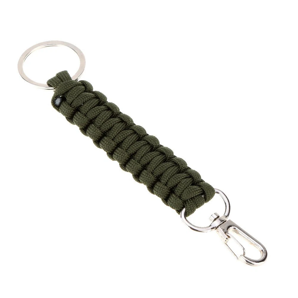 Survival Paracord Woven Paracord Lanyard Keychain 7 Strand Parachute