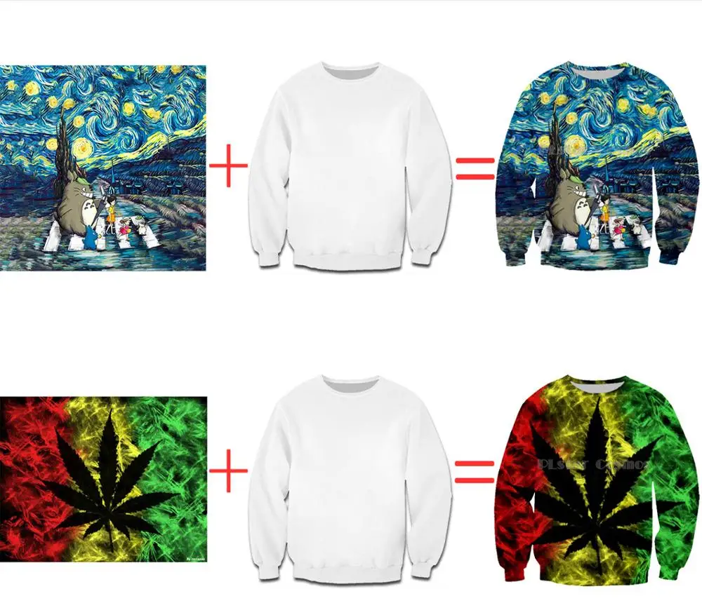  DIY Custom Full printing 3D Hoodies Create Design Photo/You Want Pattern Personalized Customized Zi