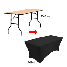 Hot sale & Hot sale !!! 10pcs 6ft Black Rectangle Spandex Table Cloths & Elastic table cloth Free Shipping Hot sale & Hot sale !!! 10pcs 6ft Black Rectangle Spandex Table Cloths & Elastic table cloth Free Shipping