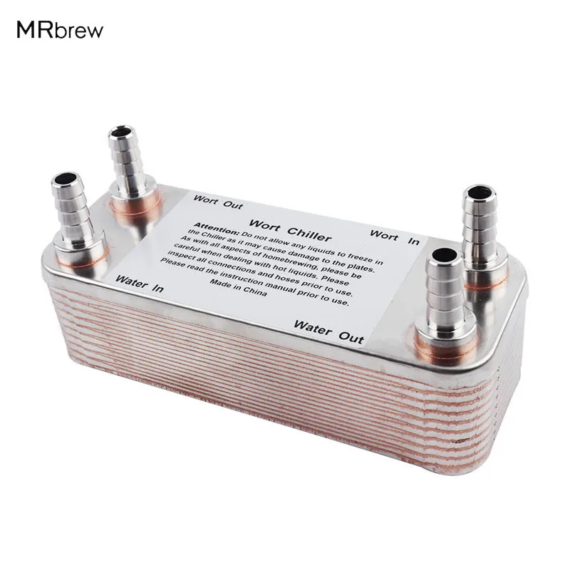 ^Cheap Homebrew Beer 20 Plates Wort Chiller,Plate Heat Exchanger,Stainless Steel 304, Brewing Chiller, 1/2\ barb ^Cheap Homebrew Beer 20 Plates Wort Chiller,Plate Heat Exchanger,Stainless Steel 304, Brewing Chiller, 1/2\ barb