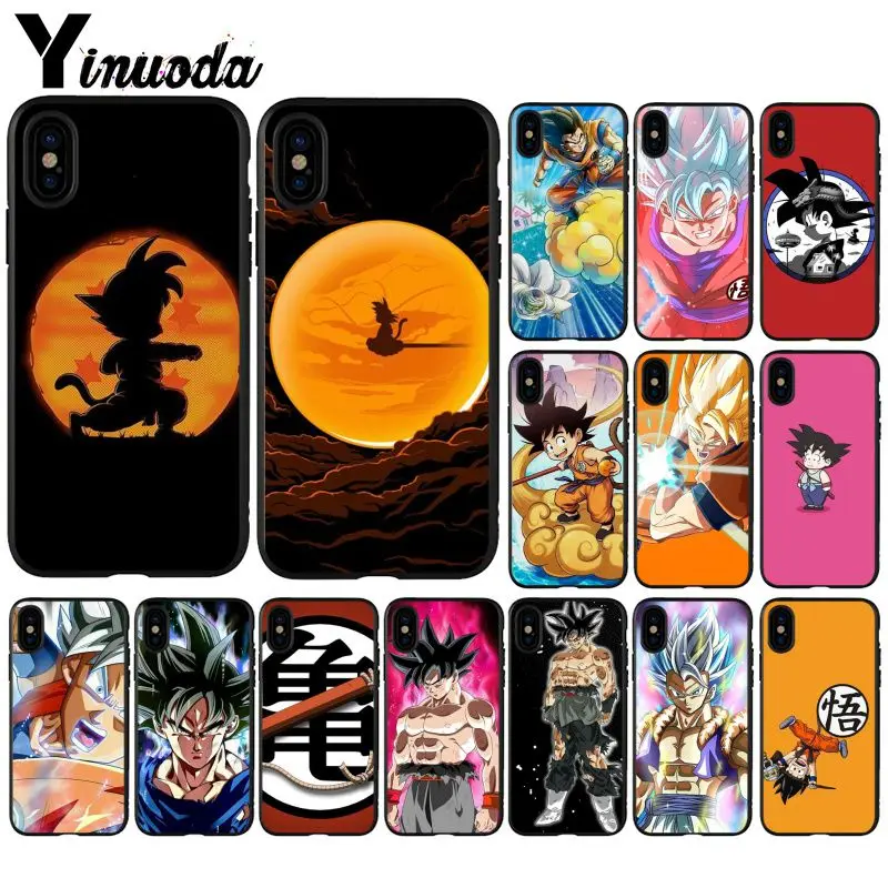 Yinuoda Dragon Ball новое поступление черный чехол для мобильного телефона iPhone X XS MAX 6 6s 7