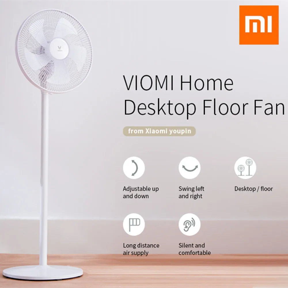 Xiaomi VIOMI Настольный напольный вентилятор натуральный ветра вертикальный 14