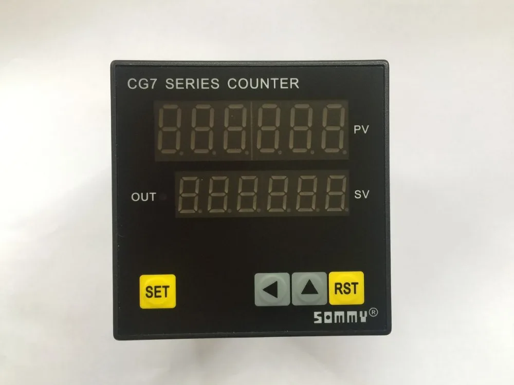 CG7 RB60 digital couters Multi function Counter 6 digit counting relay outputin Counters from