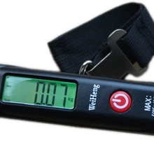 50 кг/10 г карманные цифровые весы для багажа портативные электронные весы для багажа с крюком/ремнем Макс 50 кг ЖК-дисплей Лидер продаж