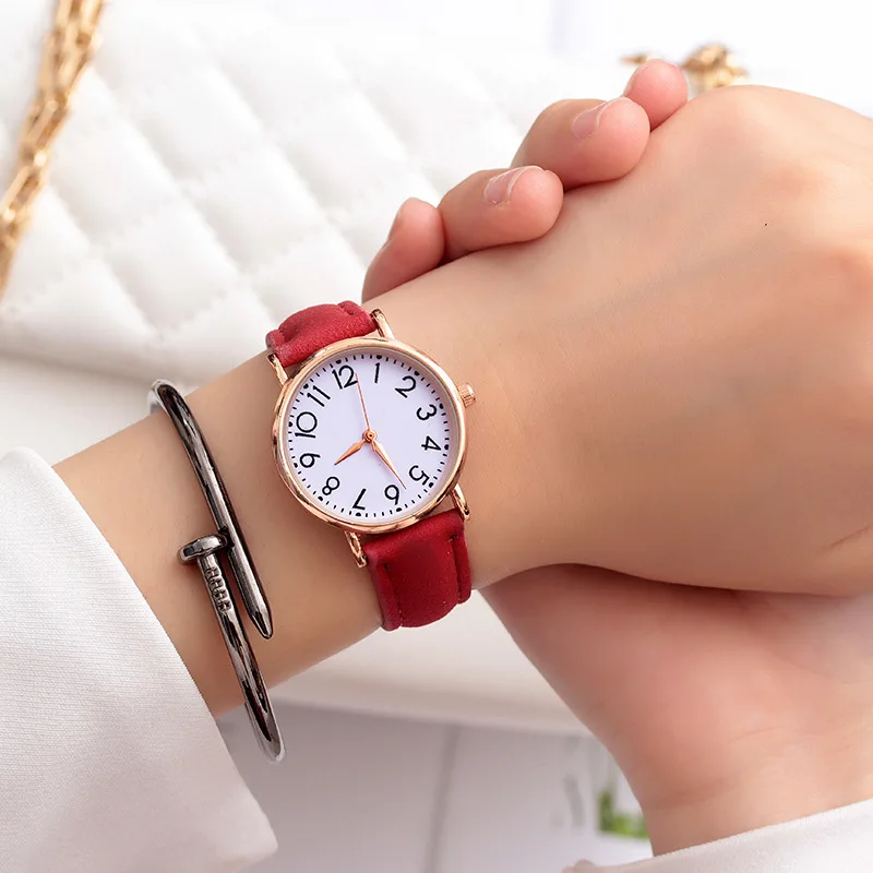 

Leather Strap Teen WristWatch Gift Girls Boys Wrist Watch Children Watches Bracelet Fashion Kids Quartz Clock relogio infantil