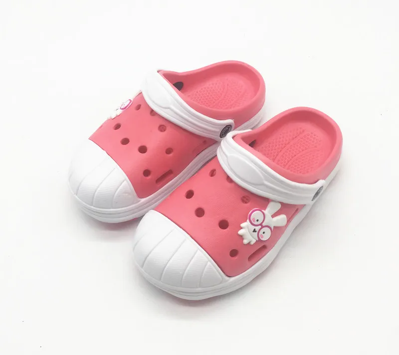 Летние милые пляжные сандалии для маленьких девочек; тапочки с орнаментом; обувь для маленьких девочек; 26, 27, 28, 29, 30, 31