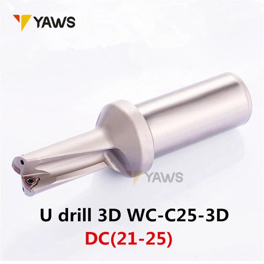 Φ18-2D-C25 18mm-2D U drill indexable drill For WCMX030208 CNC U drill insert