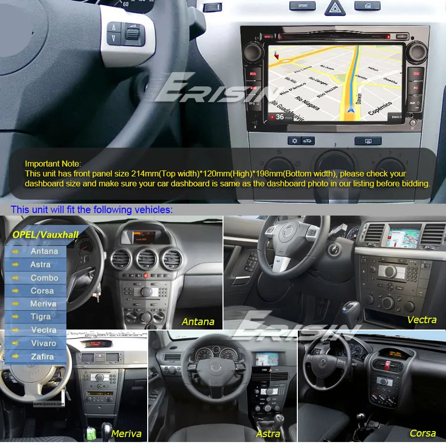 Cheap 7" Android 9.0 Pie OS Car DVD Multimedia GPS Radio for Opel/Vauxhall/Holden Combo 2004+ & Signum 2003+ & Tigra TwinTop 2004+ 3