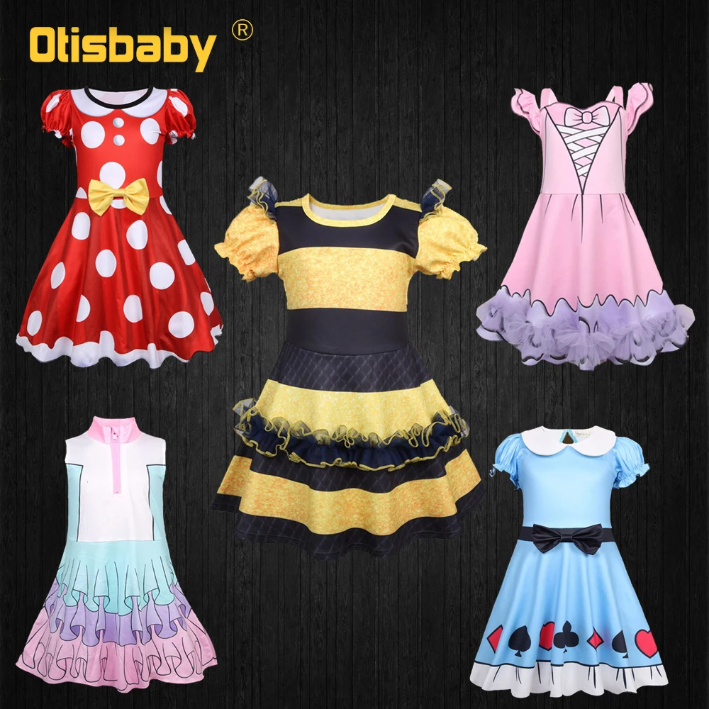 

2019 Birthday Girl Lol Party Dress Toddler Baby Lol Dress Halloween Carnival Lol Dolls Costume Summer Kids Fancy Floral Dress