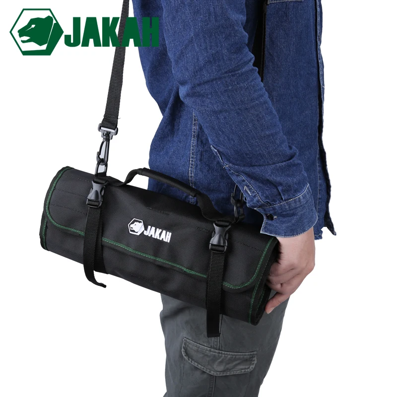 JAKAH многофункциональная оксфордская холщовая водонепроницаемая сумка для рулонного ремонта, практичная сумка для инструментов с ручками для переноски