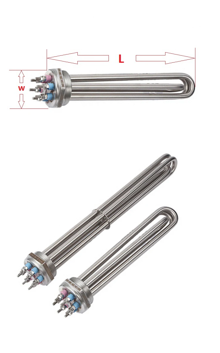 Isuotuo DN50 погружной нагревательный элемент, 220 V/380 V 3U Электрический трубчатый нагреватель, нержавеющая сталь " бойлер водонагреватель