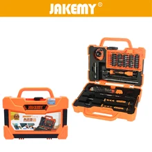 JAKEMY 45 in 1 Professional Electronic Precision Screwdriver Set Hand Tool Box Set Opening Tools for iPhone PC Repair Tools Kit