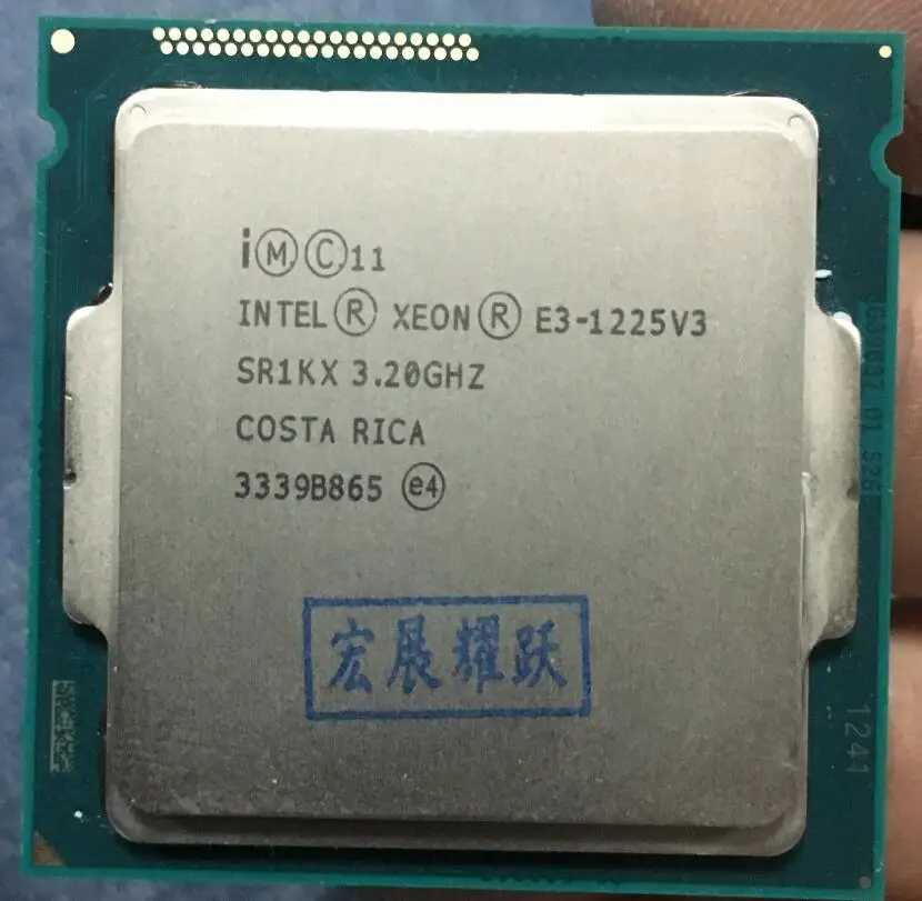 

Intel Xeon Processor E3-1225 v3 E3 1225 v3 E3 1225V3 (6M Cache, 3.2GHz) Quad-Core Processor LGA1155 Desktop CPU