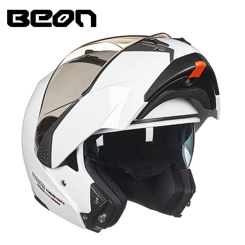 BEON 700 мотоциклетный флип-ап шлемы с двойным козырьком для гонок мото шлемы для езды на мотоцикле скоростной защитный шлем - Цвет: 8