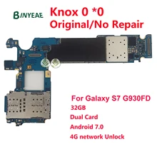 BINYEAE разблокированная основная материнская плата Замена для samsung Galaxy S7 G930FD (двойная Duos карта) 32 Гб