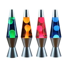 Aluminum Base Lava Waxing Lamp Liquid Paste Light Innovative Conical Decoration Light Jellyfish Light Bedroom Night Light