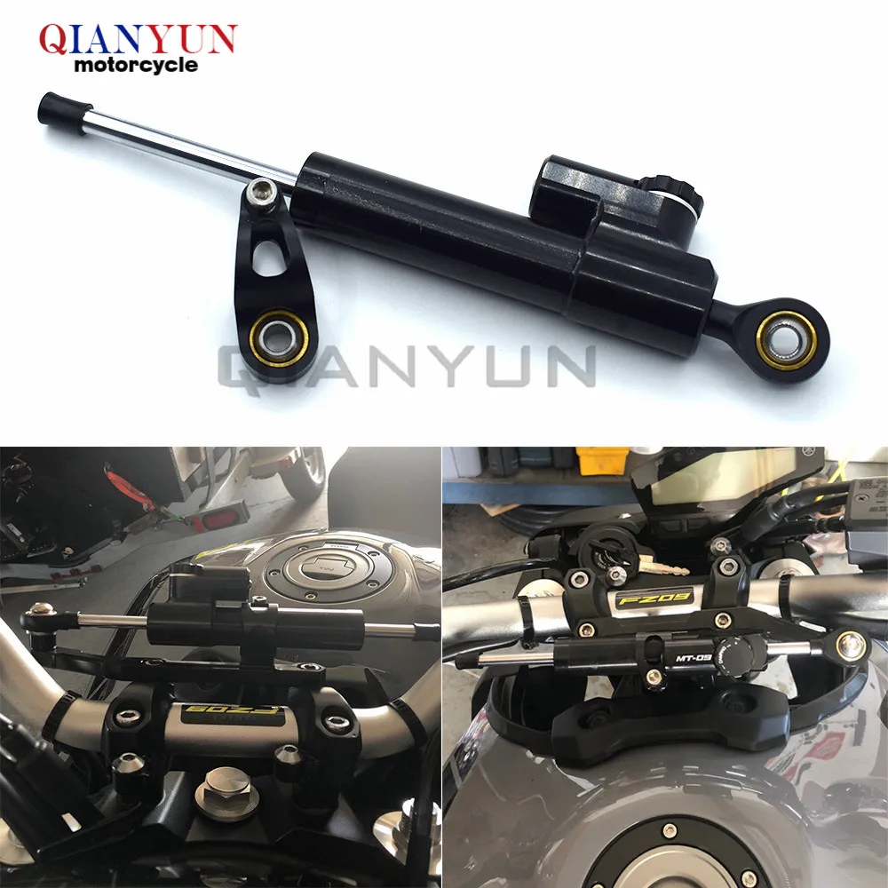 

Motorcycle Damper Steering Bracket Mount kit Stabilize Safety Control For Yamaha MT 09 MT09 FZ09 FZ-09 2013- 2016