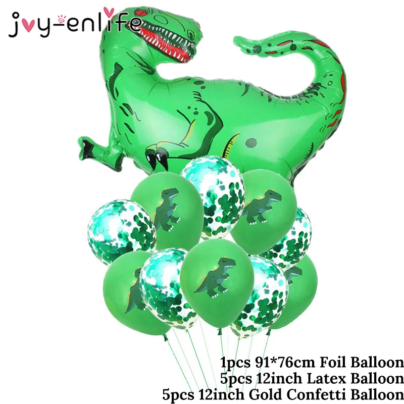 Dinosaur Party Supplies Dinosaur Balloons Paper Garland for Kids Boy ...
