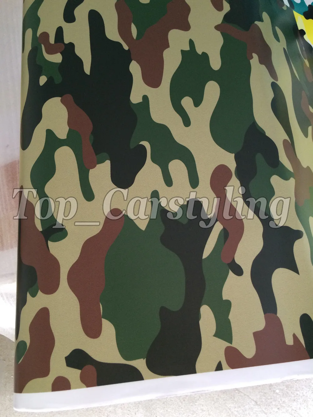 forest military camo vinyl camouflage car wrapping green (4)