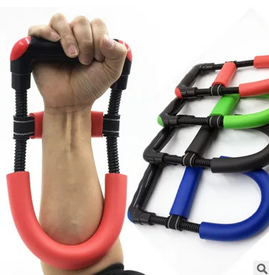 

Men Practice Wrist Strength Training Gym Exercise Arm Muscles Steel Spring Fitness Equipments Forearm Hand Gripper Strengths