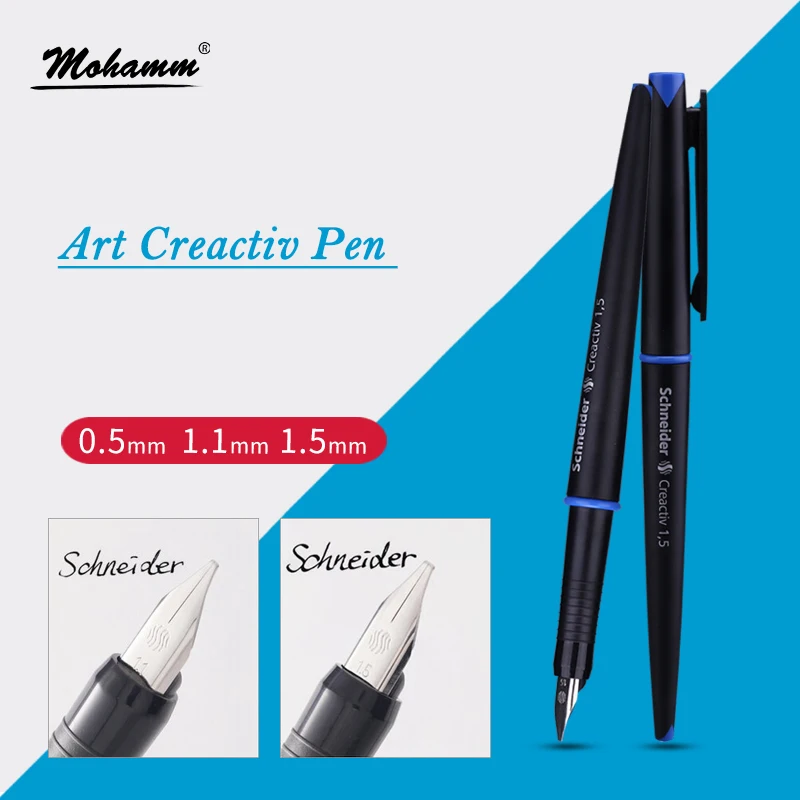 

0.5mm 1.1mm 1.5mm Calligraphy Fountain Pen Art Holy Glyph Bend Relief Calligraphy Art Pen Calligraphy