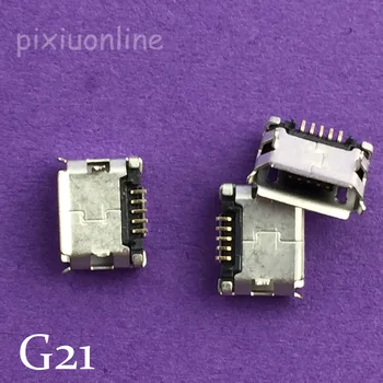 

10pcs G21Y Micro USB 5pin DIP Female Connector for Mobile Phone Mini USB Charging Socket Curly Mouth Sale at a Loss Brazil