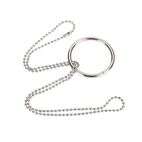 Fancy Magic Ring and Chain Cool Magic Trick Props Metal D3F3 Chain T8D5 Kno Z5F4 