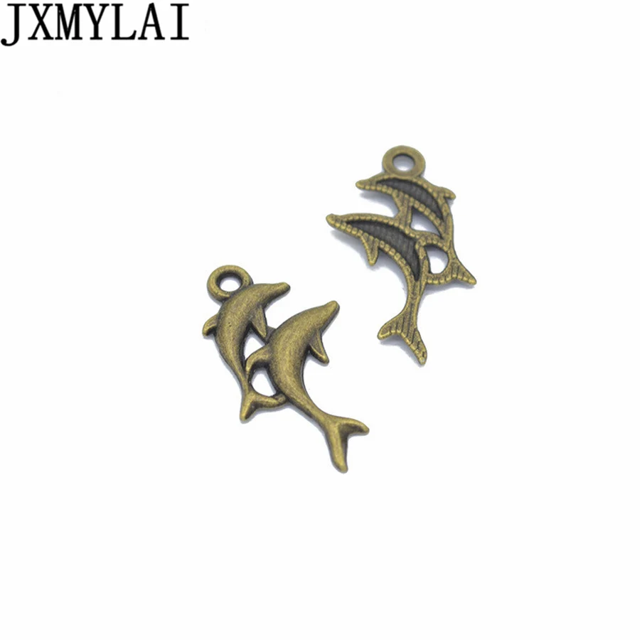 JXMYLAI DIY ювелирные изделия металлические подвески в форме дельфина для браслета и