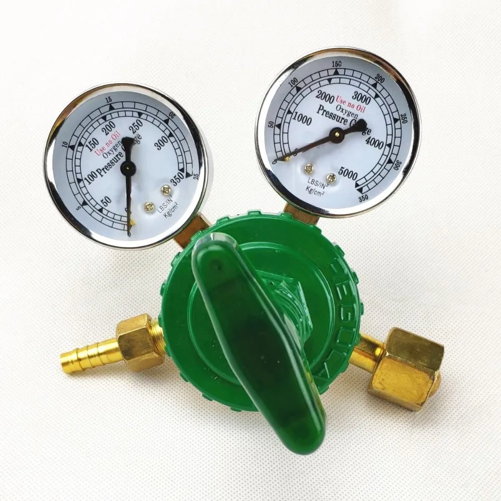 Кислородный Регулятор 0 350 кг/см2 (0 35 МПа 5000psi) до 25 2 5 МПа) G5/8 двойной датчик