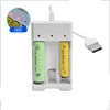 Nueva Promoción AA/AAA batería recargable de iones de litio USB 3 ranuras adaptador de cargador de batería inteligente Universal enchufe USB ► Foto 1/5