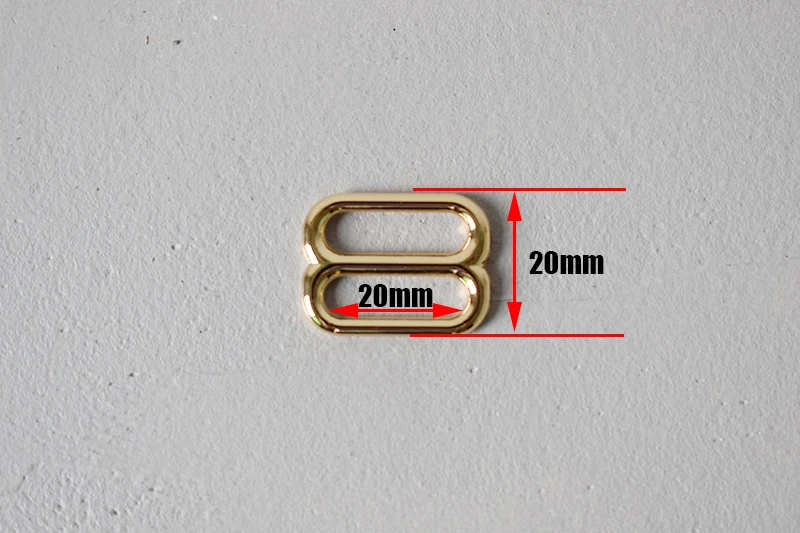 metal adjustable buckle slides tri-glides adjuster slider 20mm cat dog collar straps belt pin buckles DIY accessories