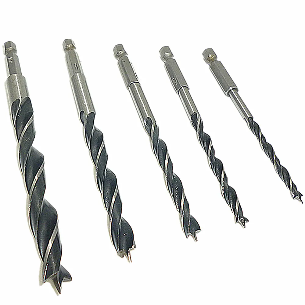 Набор сверл комплект из 5 шестигранных насадок для дрели и отвертки 1/4 дюйма 6 35 мм