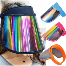 Женский козырек Солнцезащитная Накладка для машины шляпа Лето ПВХ мкА крышка защита для лица солнцезащитная Кепка Женская Повседневная Кепка для занятий спортом на открытом воздухе